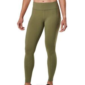 5.11 Tactical Women Leggings Side Pockets Olive Green